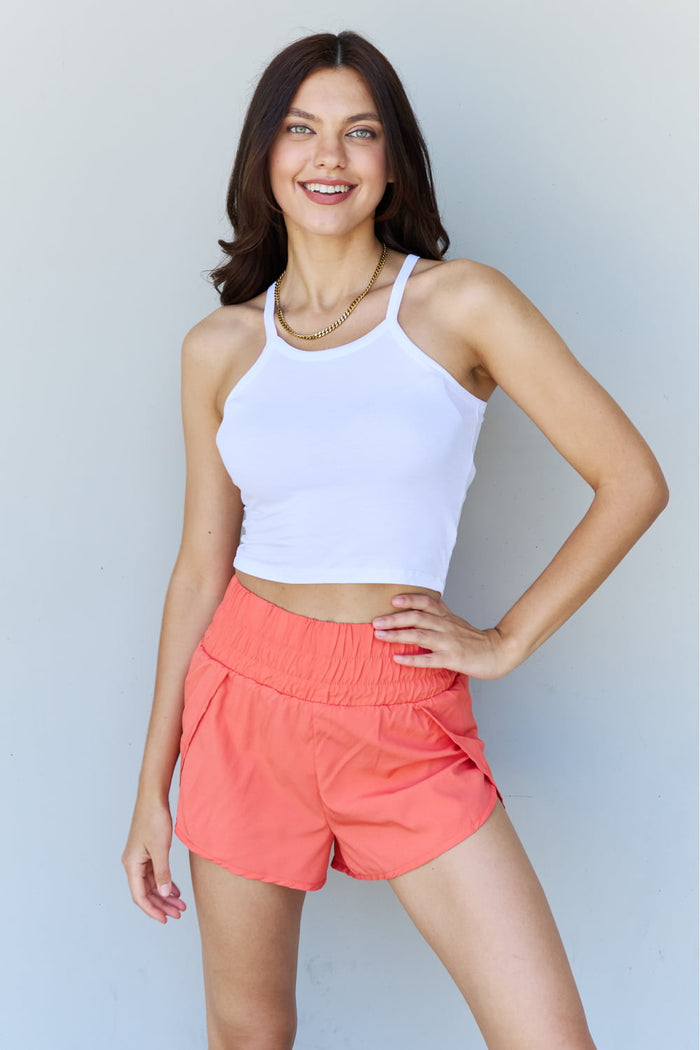 Everyday Staple Soft Modal Short Strap Ribbed Tank Top in  Off White